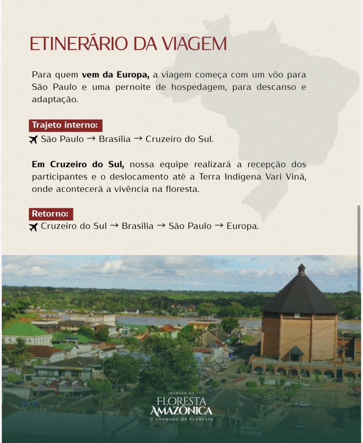 IMERSÃO NA FLORESTA AMAZÔNICA - Imagem 2